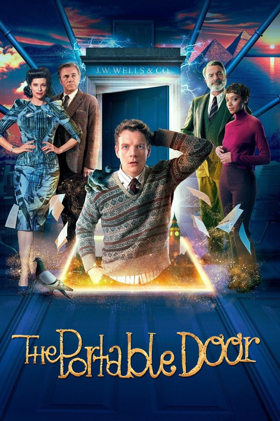 The Portable Door Hindi Dubbed Movie Poster (2023)