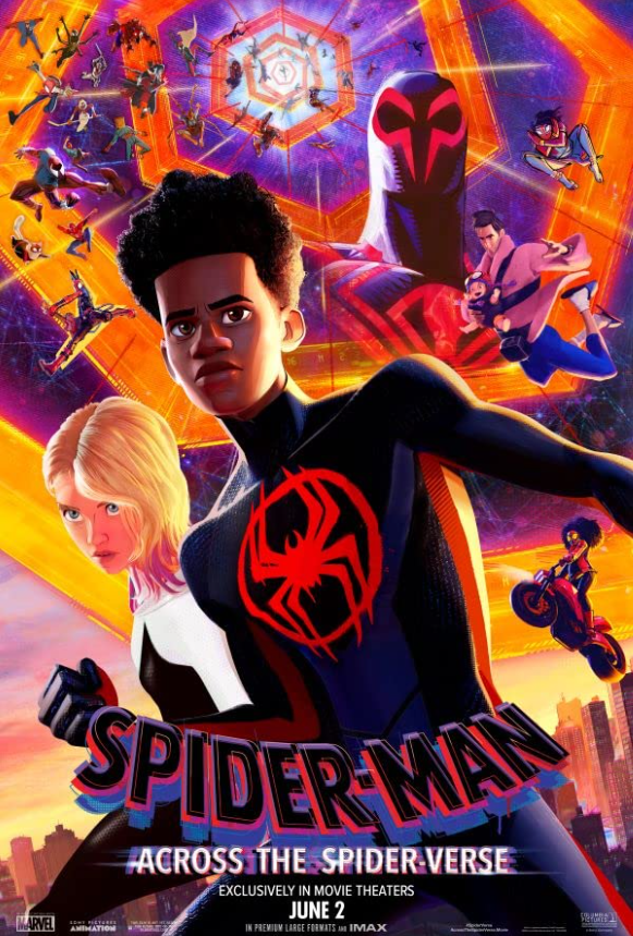 Spider-Man: Across the Spider-Verse Hindi Dubbed Movie Poster (2023)