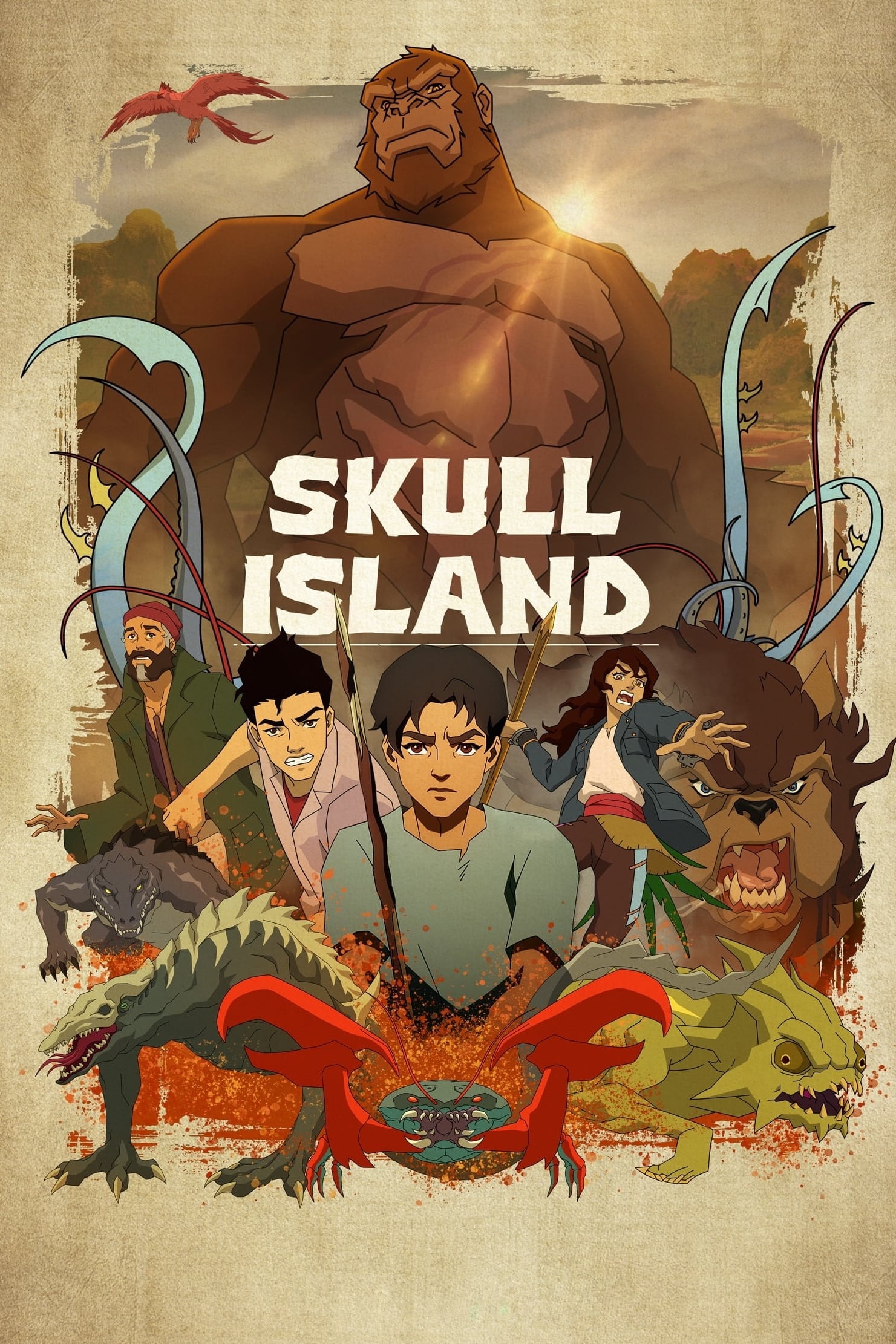 Skull Island Hindi Dubbed Movie Poster (2023)