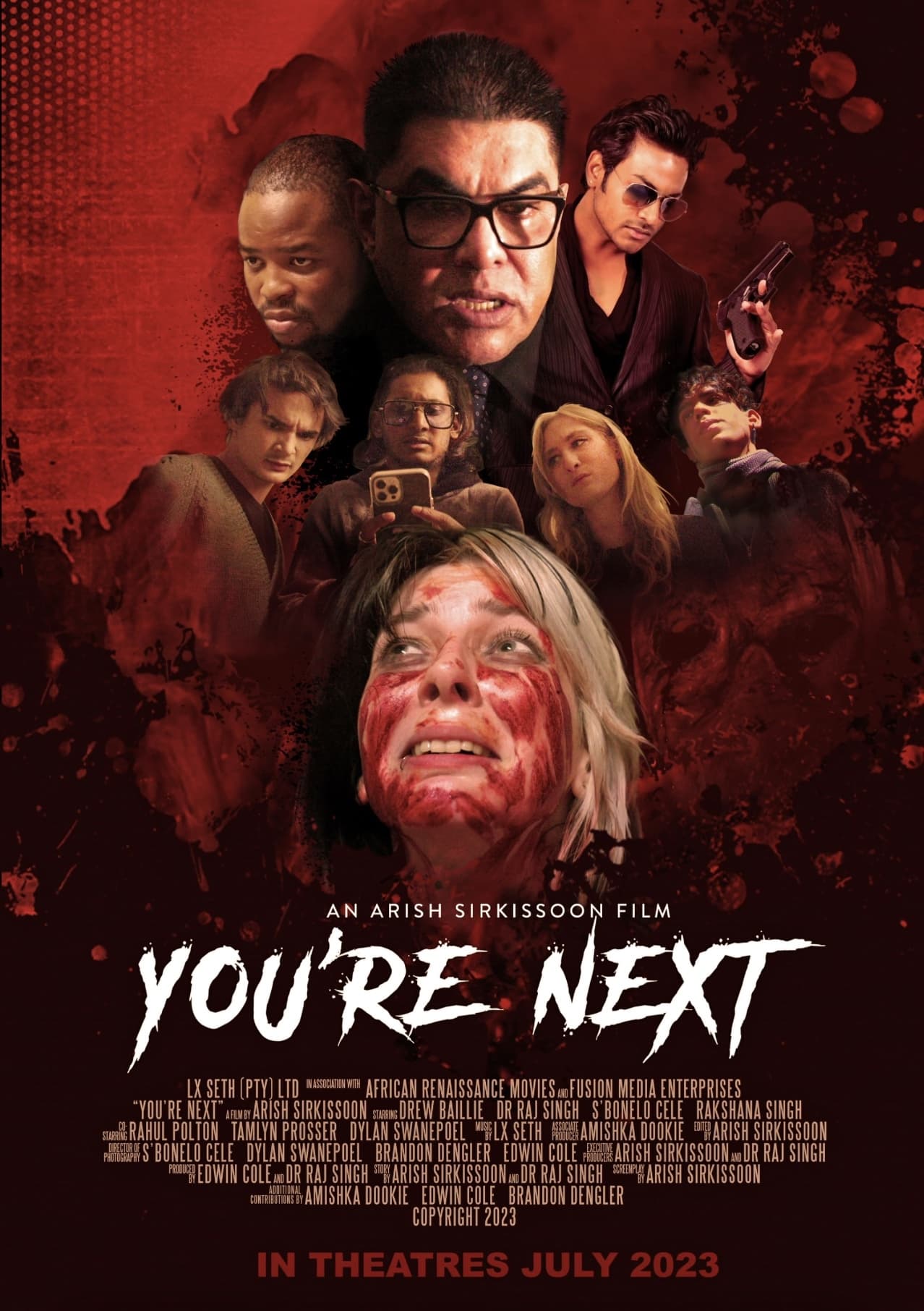 You're Next Hindi Dubbed Movie Poster (2023)