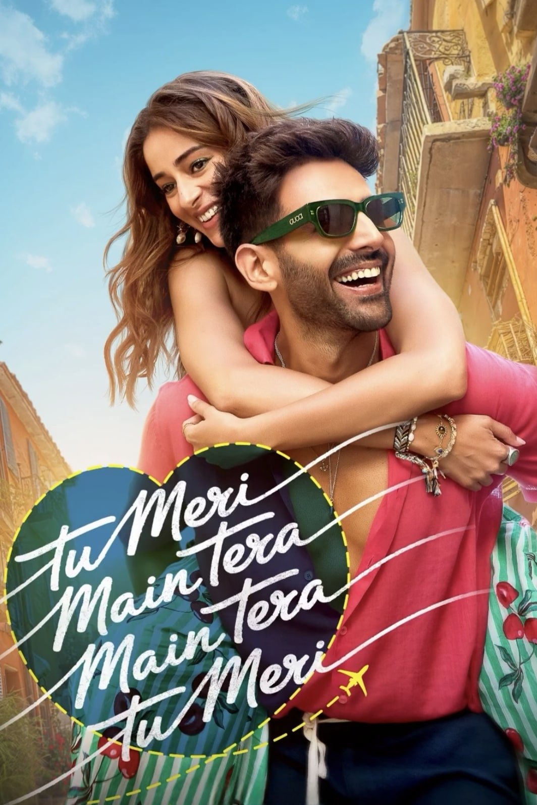 Tu Meri Main Tera Main Tera Tu Meri Hindi Dubbed Movie Poster (2025)