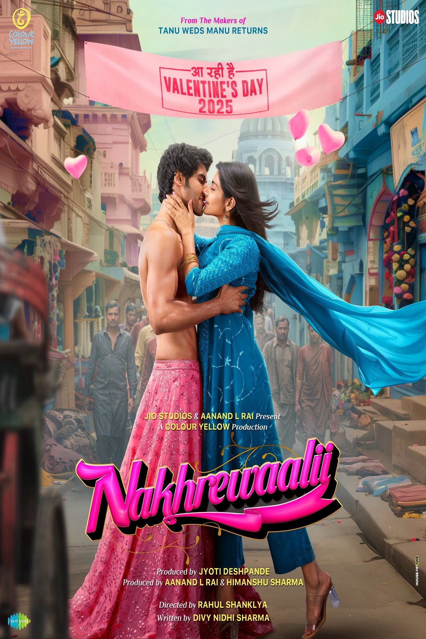Nakhrewaalii Hindi Dubbed Movie Poster (2026)